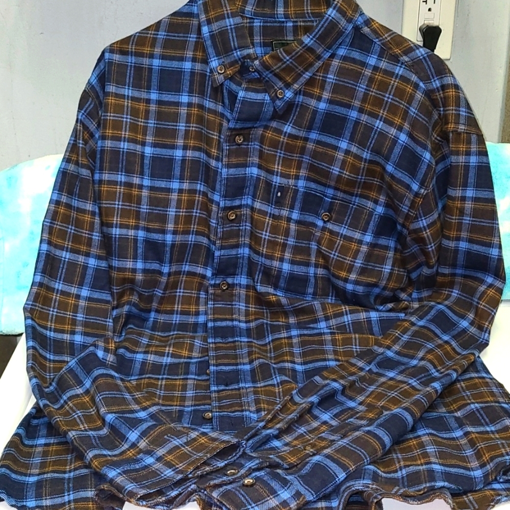 Plaid flannel shirt
